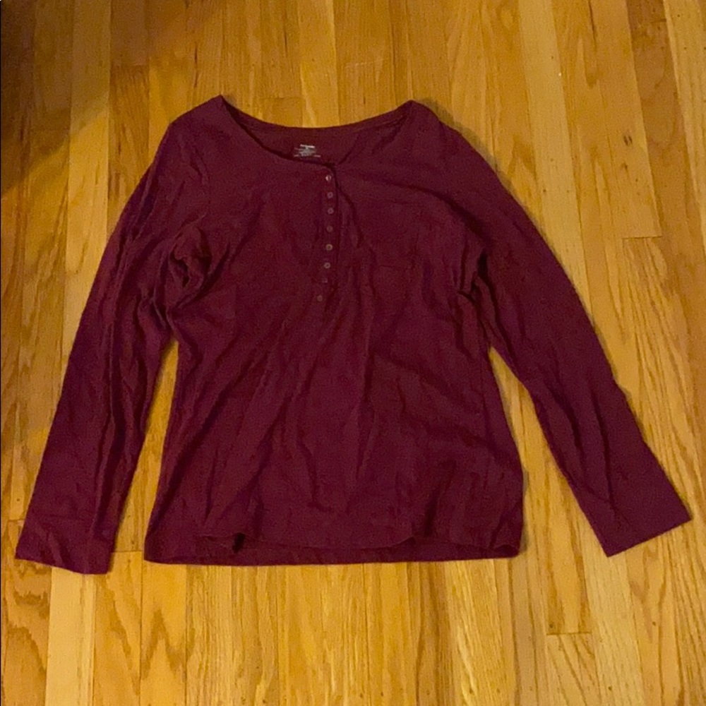 Maroon shirt